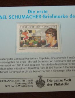 Briefmarke Michael Schumacher - Krefeld