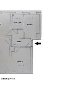 Kleine 3-Zimmer-Wohnung in schöner und ruhiger Lage von Rudolstadt/Cumbach - Rudolstadt