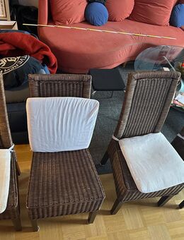 4 Rattanstühle Esszimmer - Augsburg