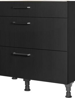 nobilia® Kochfeldumbauschrank "Touch", vormontiert, mit Schubkasten und Auszügen, in den Breiten 60 und 90 cm