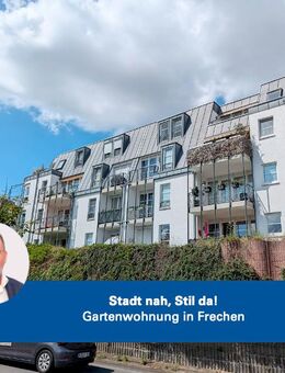 "Stadt nah, Stil da - 2-Zimmer-Wohnung mit Terrasse und Garten - Frechen