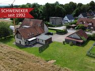 Wohnen oder vermieten in Bünde-Dünne! Dreifamilienhaus auf großem Grundstück + verpachteter Ackerfläche! - Bünde