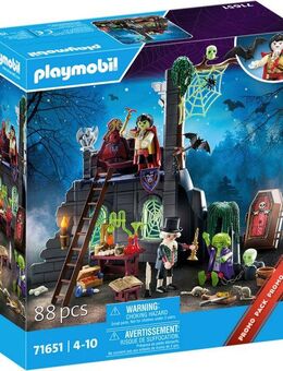 Playmobil® Gespenstische Ruine (71651) Konstruktions-Spielset, (88 St), Made in Europe