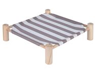 TIAKI Katzenbett Stripes - L 50 x B 50 x H 13 cm