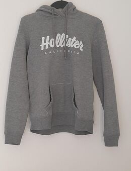 HOLLISTER Sweatshirt mit Kapuze grau mit Logo - Eggenstein-Leopoldshafen
