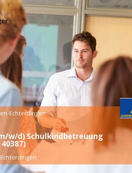 Erzieher (m/w/d) Schulkindbetreuung (Kennzahl 40387) - Leinfelden-Echterdingen