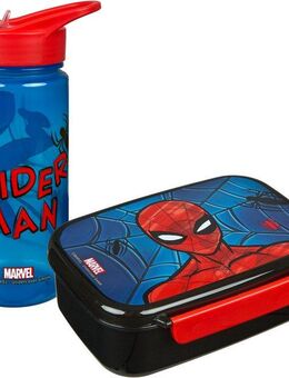 Scooli Lunchbox Spider-Man, (Set, 2-tlg), mit Trinkflasche