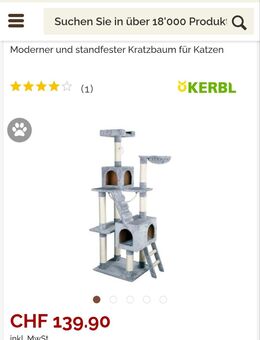 Grosser kratzbaum (Neu ) wurde 2 Wochen benutzt - Davos Wiesen