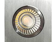 LED Einbaustrahler - eckig (L 53903-S/F), Metall - 52 Stück im Karton - Polch