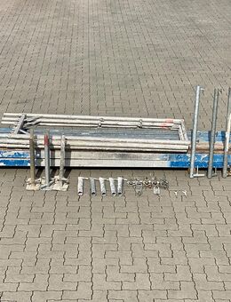 Fassadengerüst Alu Alugerüst mit Vollaluboden Plettac 26 m² gebr. Gerüst Plettac SL70 - Vöhringen (Bayern)