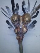 Totenkopfkeule für Fasching in 55595