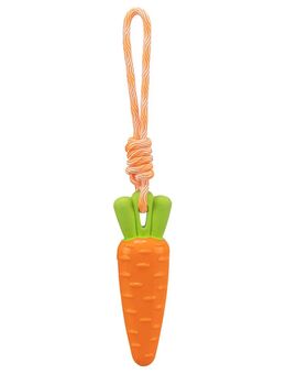 Trixie Hundespielzeug Karotte am Seil - ca. L 39 cm
