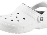 Crocs Classic Lined Clog Hausschuh Gartenclog, Schlappen, Clog, mit kuscheligem Fellimitat