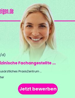 Medizinische Fachangestellte (w/m/d) Vollzeit / Teilzeit - Alfter