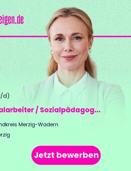 Sozialarbeiter / Sozialpädagoge (m/w/d) im Sozialen Dienst - Merzig