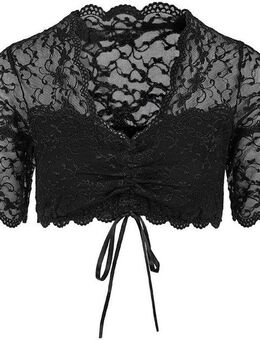Nina Von C. Dirndlbluse mit Spitzendetails und vorn mit Schnürung