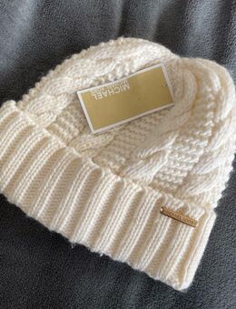NEU mit ETIKETT * Edel * Kuschel * Winter * Zopfmuster * Grob- Strick * Beanie * Mütze "MICHAEL KORS" MK * Original * cremè natur-weiß ercù * - Riedlingen