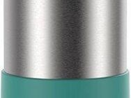 Emsa Trinkflasche Bludrop Sleeve, Edelstahl/Silikon, Quick-Press, 12h warm/24h kühl