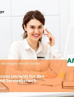 Teamassistenz (m/w/d) für den Projekt- und Servicebereich - Werder (Havel)