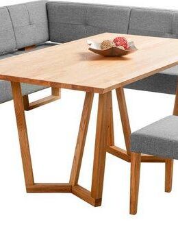 Home affaire Eckbankgruppe Ponza Eckbank Küchenbank BESTSELLER, (Set, 4-tlg), Sitzgruppe Esszimmer Stühle Tisch und Bank bequem gepolstert