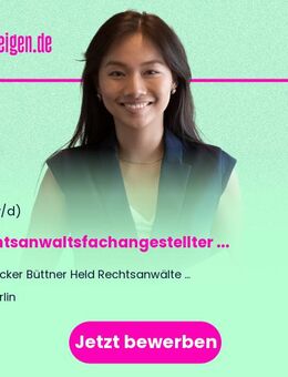 Rechtsanwaltsfachangestellter (m/w/d) in Berlin - Berlin
