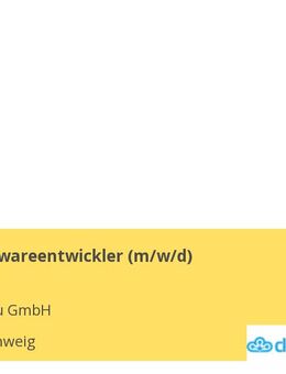 Senior Softwareentwickler (m/w/d) - Braunschweig