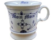 Schöner Moin Moin Kaffeepott Indisch Blau Kaffeetasse Teetasse - München