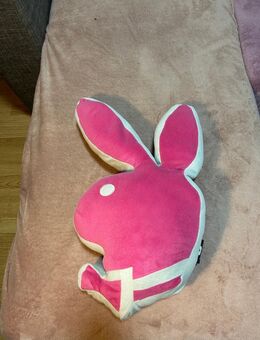 Playboy Kissen in Pink / Weiß - Alsfeld