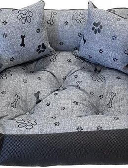 XXL Hundebett Hundekissen Tierbett Katzenbett Hundekorb Schlafplatz 100x75cm Set18 - Wuppertal