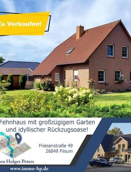 Fehnhaus mit großzügigem Garten und idyllischer Rückzugsoase! - Filsum