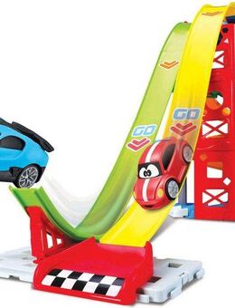 bbJunior Autorennbahn Launch & Race Tower, inklusive 2 Fahrzeuge