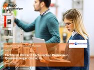 Technical Writer / Technischer Redakteur Quereinsteiger (m|w|d) - Rellingen