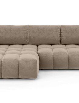 OTTO home Ecksofa AZITA klein optionale Schlafsofa mit Bettkasten, B/T/H: 270/166,5/84cm, L-Form mit Wellenunterfederung, Bubble-Optik