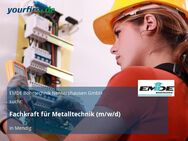 Fachkraft für Metalltechnik (m/w/d) - Mendig