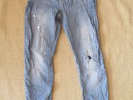 Jeanshose - Blau mit Glitzersteinen - Gr.152 - Guter Zustand - Bad Segeberg