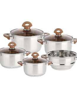 Premium Set Verso Wood Holz Topfset Edelstahl - Wuppertal