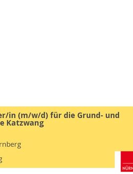 Hausmeister/in (w/m/d) für die Grund- und Mittelschule Katzwang - Nürnberg