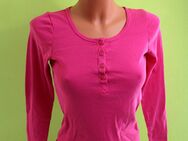 Box#42 HIS Longsleeve T-Shirt Shirt langarm rosa pink Knopfleiste XS 32/34 Damen - Mühlberg (Elbe)