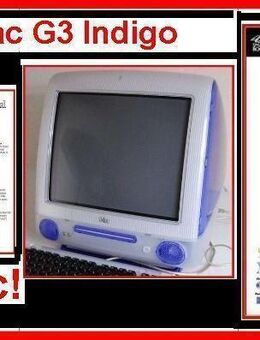 APPLE iMAC G3 Indigo (ca. 1998) + Zubehör (DESIGN - KLASSIKER) - Köln