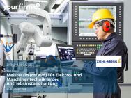 Meister/in (m/w/d) für Elektro- und Maschinentechnik in der Antriebsinstandhaltung - Kupferzell