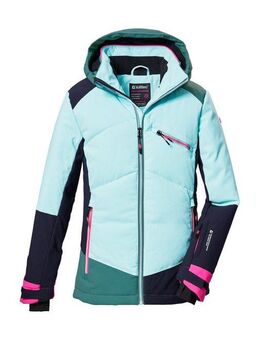 Killtec Skijacke KSW 403 GRLS SKI JCKT Wasserdichte, atmungsaktive Kinderjacke mit reflektierenden Details