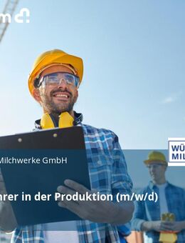 Staplerfahrer in der Produktion (m/w/d) - Würzburg