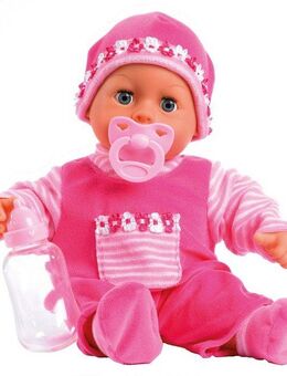 Bayer Babypuppe First Words, pink