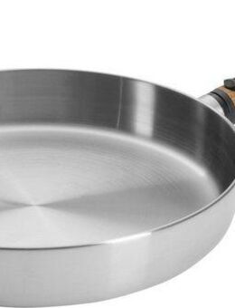 WOLL Bratpfanne Logic Steel, Edelstahl 18/10 (1-tlg), 5-Schicht-Aufbau