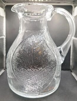 Glasflasche Krug Flasche Karaffe Glas Deko 20cm hoch 14cm breit - Essen