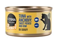 Sparpaket Cosma Bowl 24 x 80 g - Thunfisch mit Anchovis