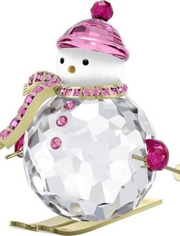 Swarovski Weihnachtsfigur Deko Kristall Sammelfigur Holiday Cheers Dulcis Schneemann (1 St), Swarovski® Kristall
