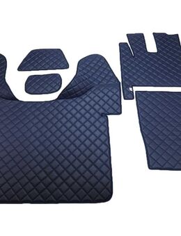 Handmade Gesteppte Fußmatten DAF XF 106 von 2013 bis 2016 Schaltgetriebe Standheizung FARBWAHL Set155 - Wuppertal