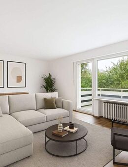 Helles Wohngefühl: Erdgeschosswohnung mit großzügigen Fensterfronten, Balkon und Stellplatz - Dortmund