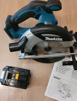 Makita DHS630 Akku-Handkreissäge 66mm 18V mit Akku (ohne Ladegerät) - Rheinsberg